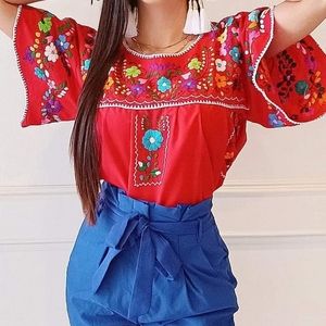 NWOT Embroidered Blouse